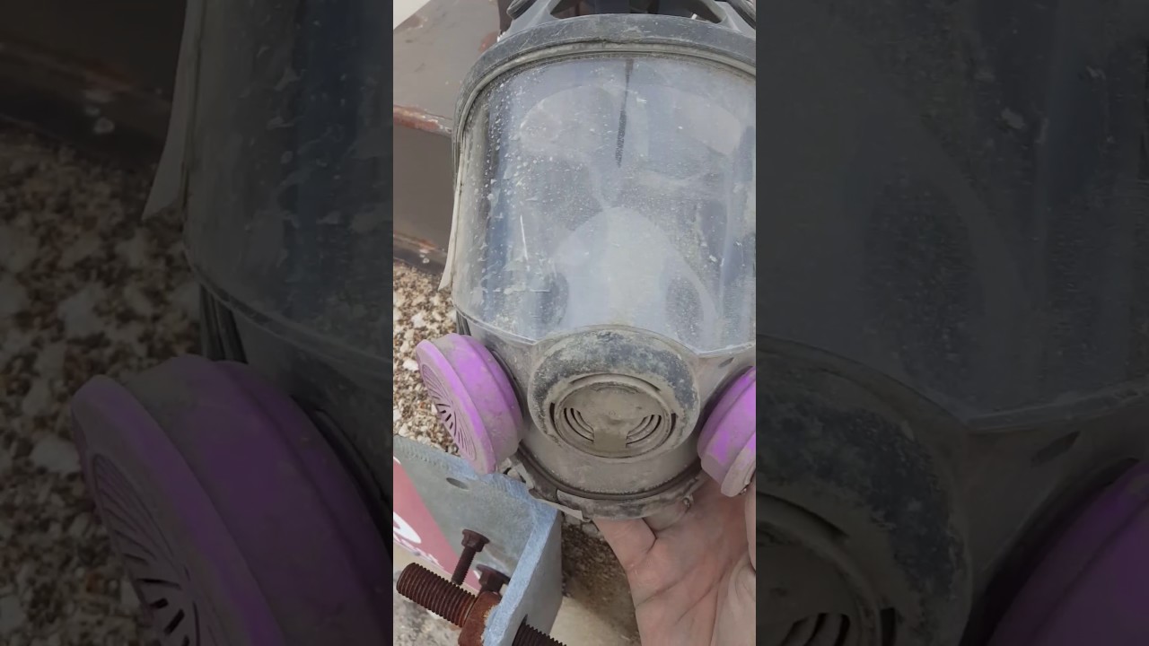 Wear your respirator concrete. YouTube