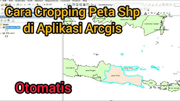 Cara memotong peta shp di arcgis / how to cropping shp