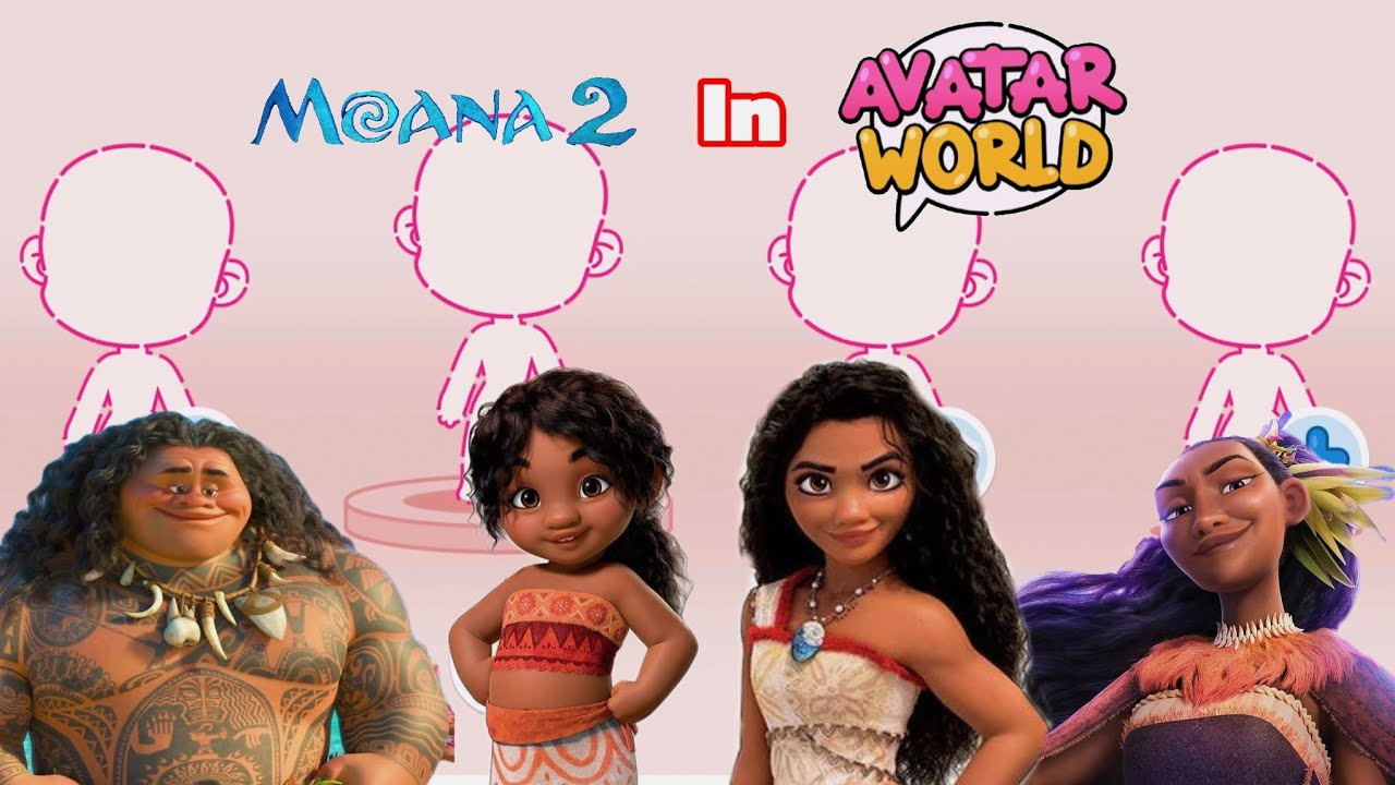 НОВИНКА!!❤️ Моана 2 🌊Персонаж в мире Аватара || Моана 2 в мире Аватара 🌎#тренд #moana2#pazu