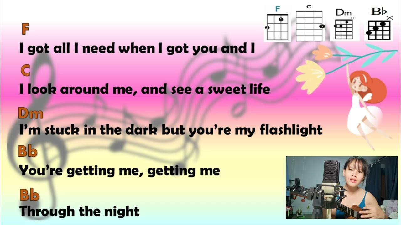 Flashlight ukulele cover with lyrics and chords Gk's Ukulele YouTube