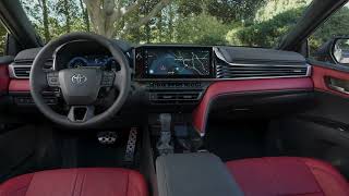 2024 Toyota Camry XSE AWD Cockpit in Red Interior Design
