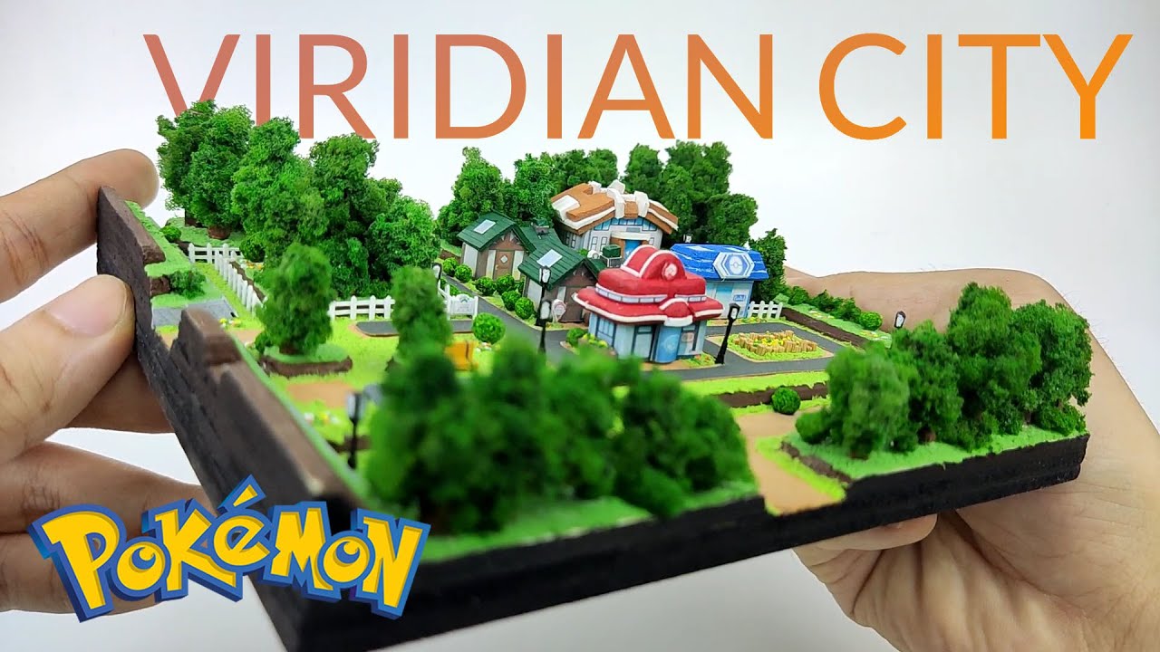 How to make Viridian City diorama Pokemon Let's Go YouTube