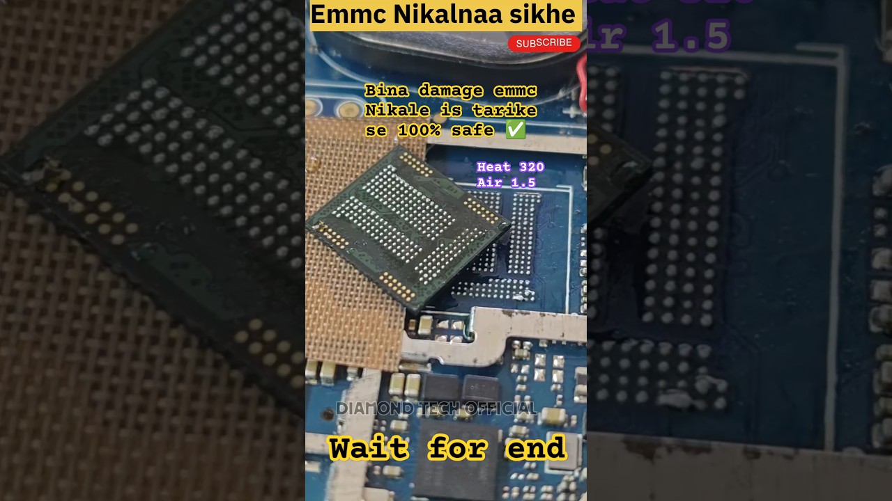 How to Remove eMMC IC (The Right Way)