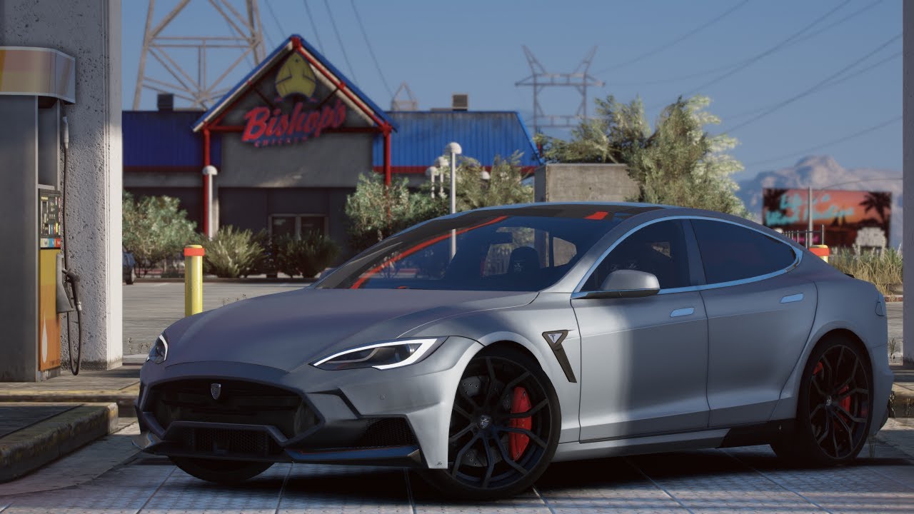 Uber Tesla Model S Elizabeta Larte Design - NVE GTA 5