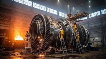 Inside Hydraulic Turbine Manufacturing – Step by Step Industrial Process