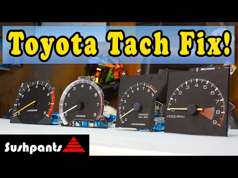 Tach Fix! Make your Toyota tach work with a standalone ECU or repair/calibrate your Tachometer.