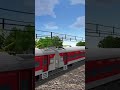 LUCKNOW EXPRESS CROSSING SEVAGRAM EXPRESS | INDIAN TRAIN SIM 2024 #shorts