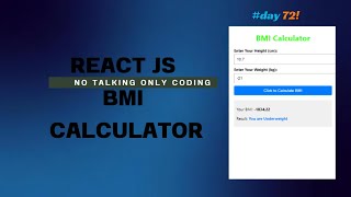 Day 72  of 100days of coding challenge to become a front-end developer #asmr  learning react