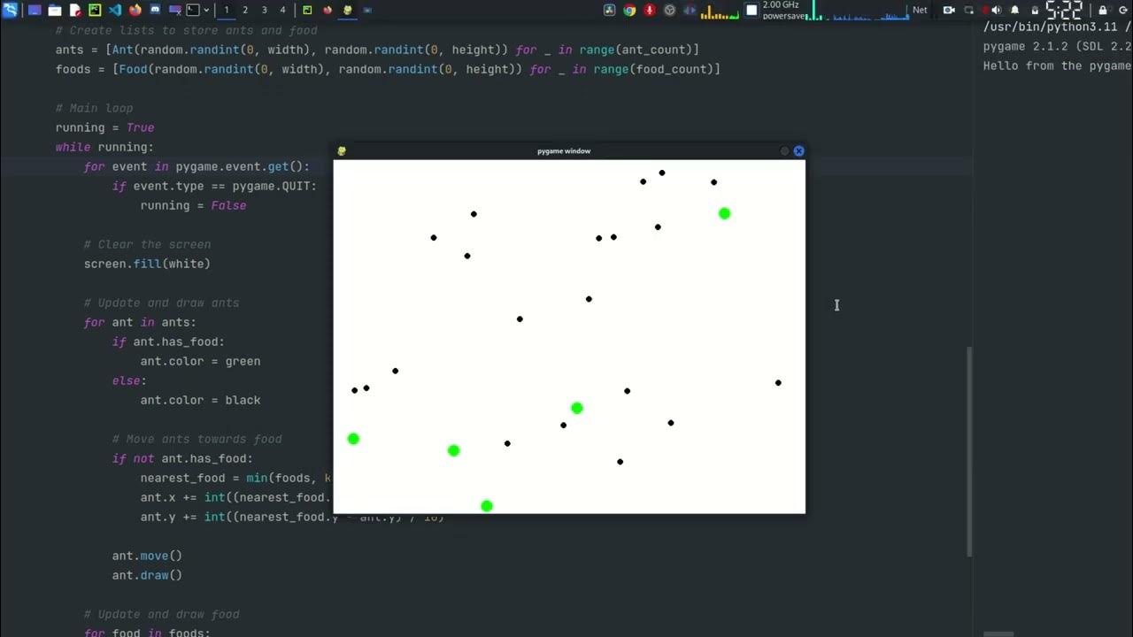 Ant Colony Simulation || Exploring Complex Behavior in Virtual Ant ...