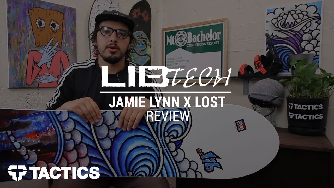 Lib Tech Jamie Lynn x Lost 2017 Snowboard Review - Tactics - YouTube