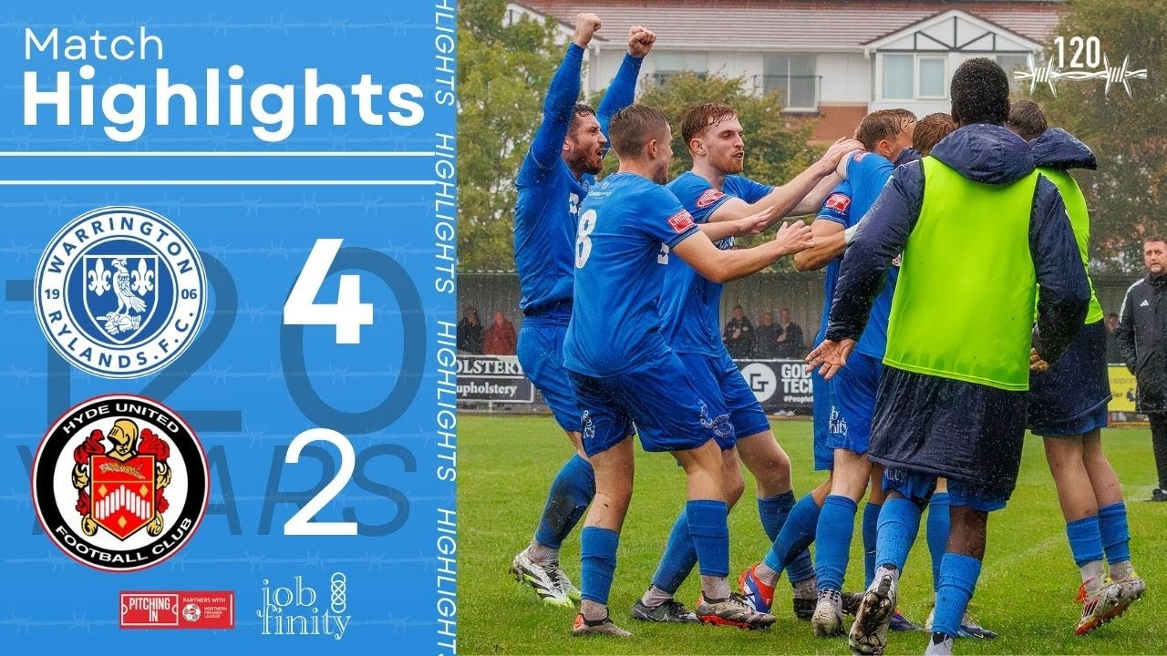 Warrington Rylands vs Hyde United (h) | Match Highlights | 25/26 Season