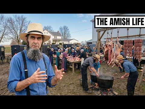When Amish Butcher Season Starts — 30 Families Store 1 Full Year of Meat|  The Amish Life