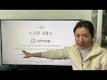 6-4. 의문 대명사 : whose (1)