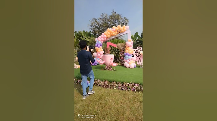 birthday video shoot