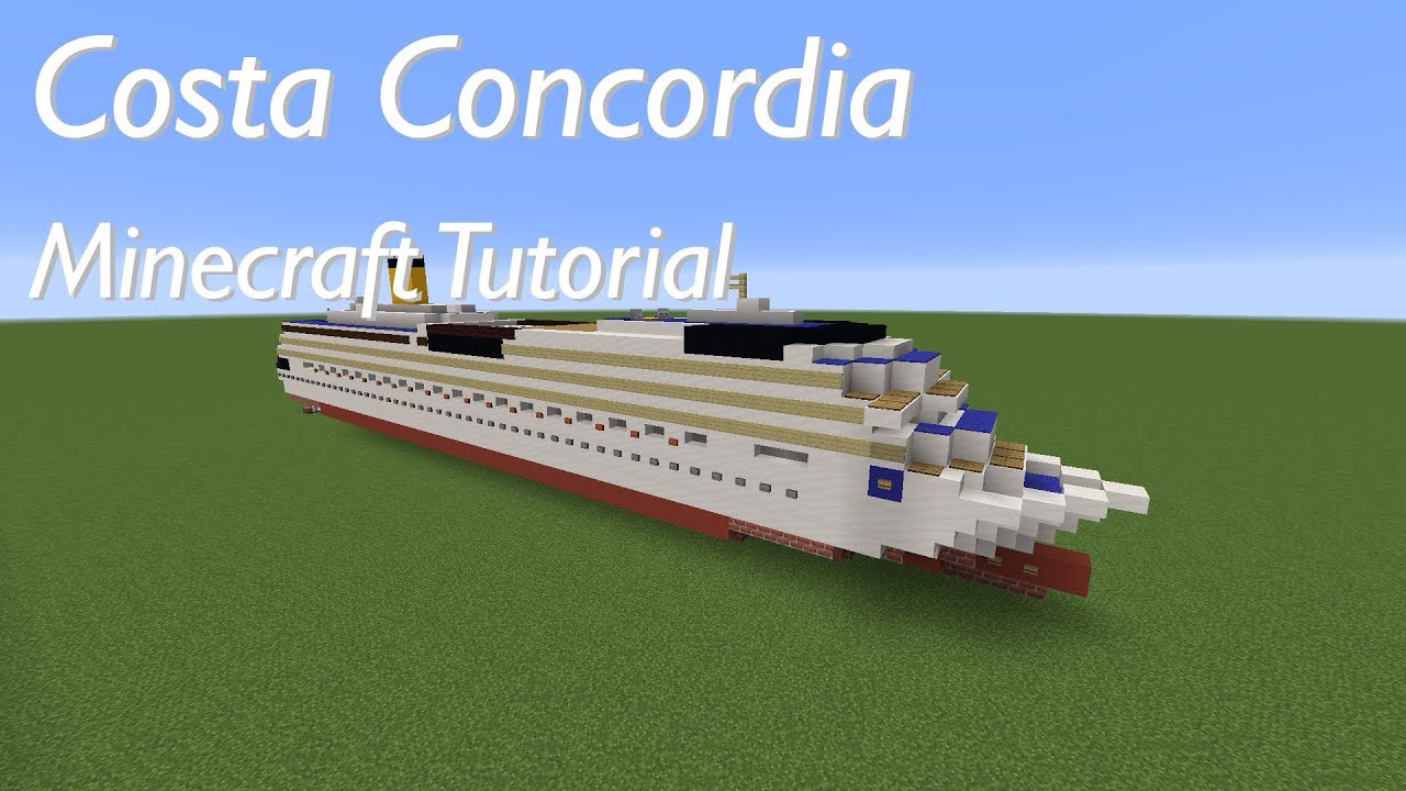 Download Costa Concordia | Minecraft Tutorial | 1:5 Scale