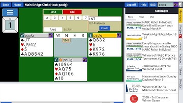 Bidding and alerting on BBO