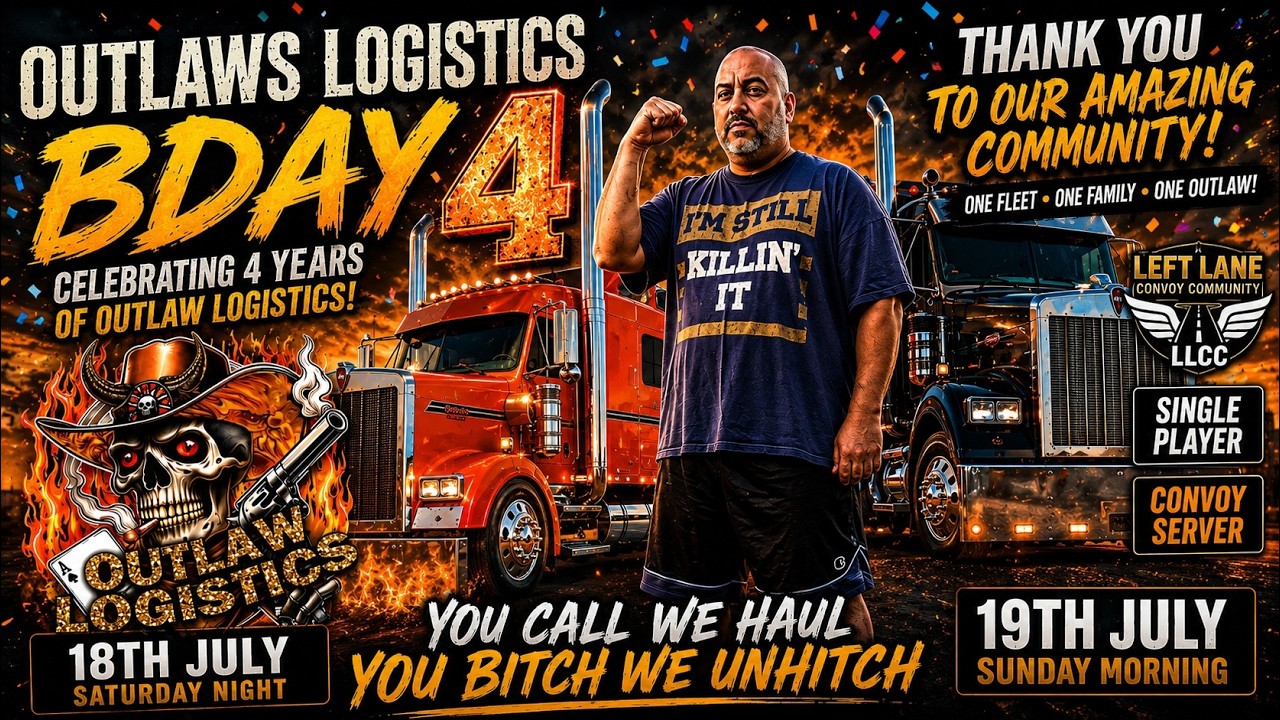 🔴[LIVE] 🎉 Outlaws Logistics Birthday! | Owner & Operator | ATS 1.60 | Day 248 🚛