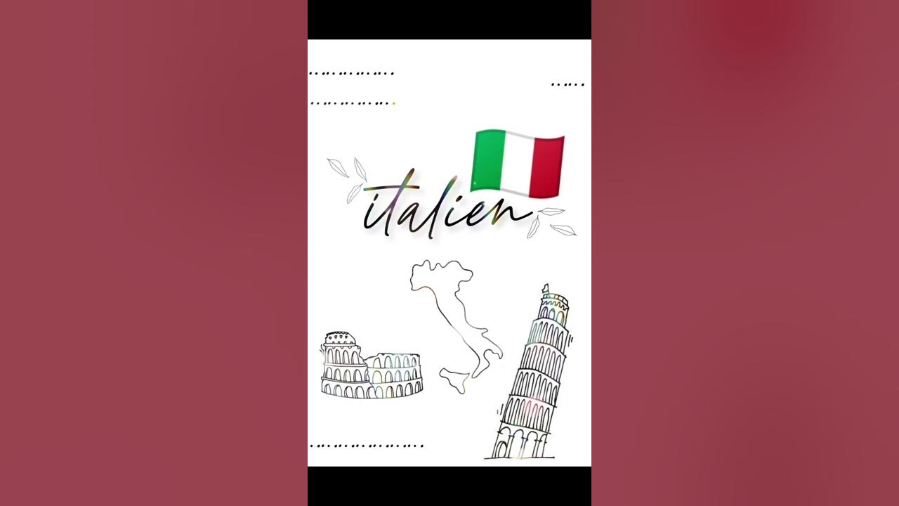 Modèle Page De Garde Italien www.youtube.com
