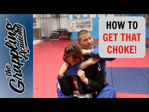 Get The Choke From The Back - When They Duck The Chin!