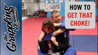 How often do we get into great back control and then we move into f...