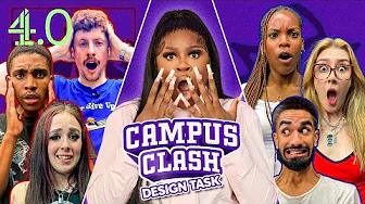Uni Students VS Nella’s GOATED Design Challenge! | Campus Clash | @channel4.0