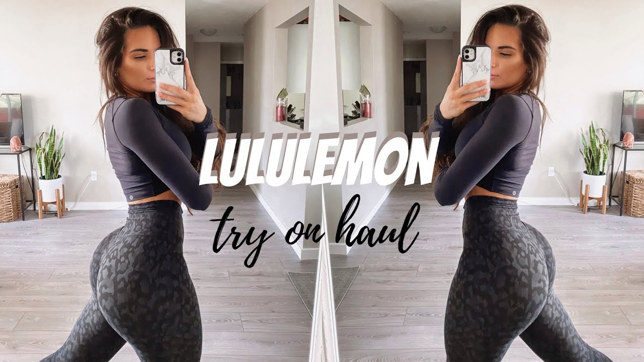 LULULEMON REVIEW & TRY ON  HOW I GOT LULU LEGGINGS FOR CHEAP 