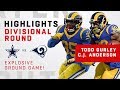 Dynamic Duo Gurley & Anderson BOTH Get Over 115 Rushing Yards!!!