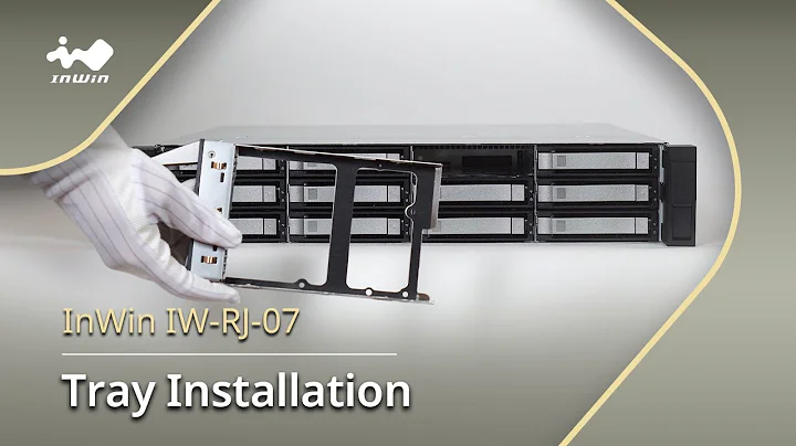 InWin RJ-07-Series JBOD Tray Installation