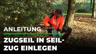 Zugseil In Seilzug Einlegen - So Gehts Grube.de