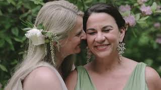 Amy & Kiki: A Love Story Captured  Cinematic Wedding At Lake Eden Events, Black Mountain NC