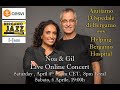 Noa (Achinoam Nini) and Gil Dor home concert for Italy