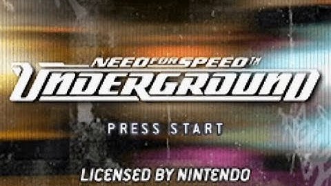 Need For Speed Underground - Game Boy Advance