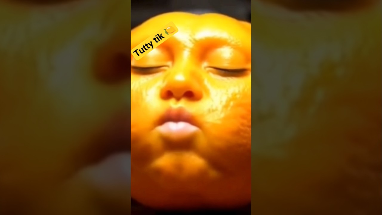 Orange  with Funny Human Face 😆 | 3D Fruit Animation | Shorts