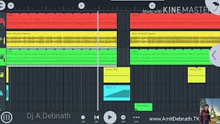 [FREE FLM] Mere Rashke Qamar Mixed by DJADebnath (How to Remix Songs in FL STUDIO MOBILE) screenshot 1