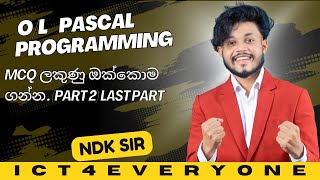O/L pascal programming part 2 #olpascal #navithdewsitha #ICT #OL #programming