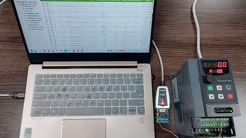 VFD operation : How to use PC software to set parameter of inverter?