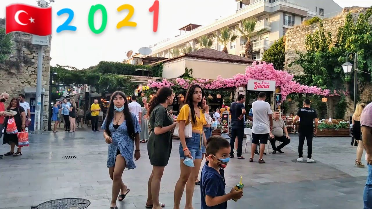 Kusadasi Turkey shopping center walking KUŞADASI TURKEY 2021 YouTube