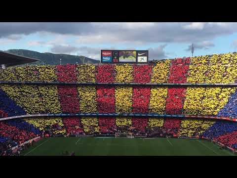 Fc Barcelona vs Real Madrid 5-1 28/10/2018 MOSAICO - CAMPNOU - El Clàsico HD