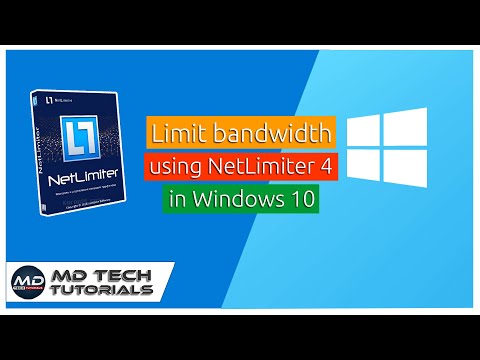 How to limit internet bandwidth using NetLimiter 4 on windows 10