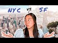 LIVING IN NYC VS SAN FRANCISCO || my personal experience