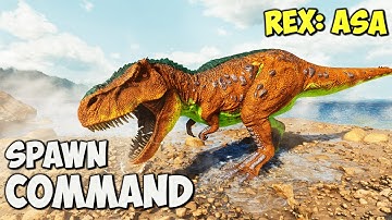 Rex ARK Survival Ascended Spawn COMMAND | Hoe REX Ark ASA-code op te roepen