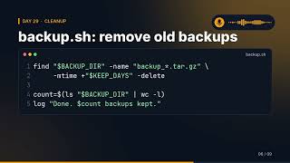 Learn Linux in 30 Days — Day 29: Project: A Backup Script