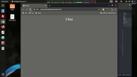 Basic HTML and JavaScript Chat Client - Part 1