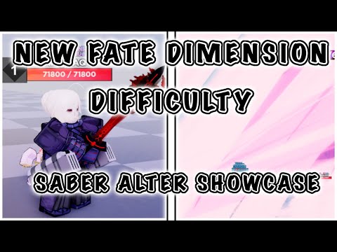 Roblox Anime Dimensions  The New Update and Saber Alter! 