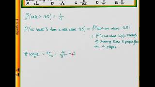 BMAT 2006 Section 2 - Q08 Maths - Probability - Worked Solution