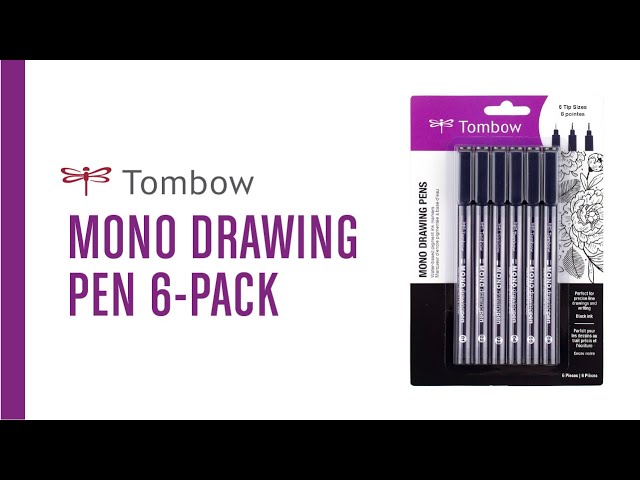 MONO Drawing Pen, 6-Pack