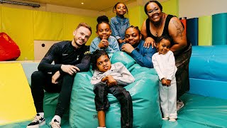 JAMES MADDISON PAYS SPECIAL VISIT TO NOAH'S ARK CHILDREN'S HOSPICE 🤍