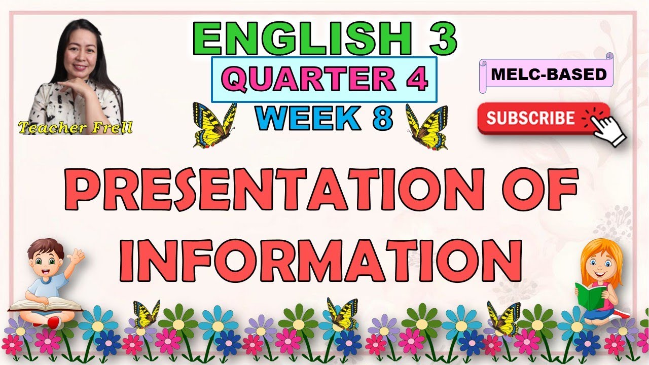 powerpoint presentation grade 3 1st quarter melc based english