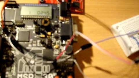 DS18B20 on Launchpad MSP430 & MSP430FG4618 III