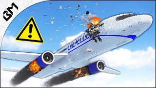 EXPLOSION OF A PLANE IN FULL FLIGHT  CRASHTEST | Teardown